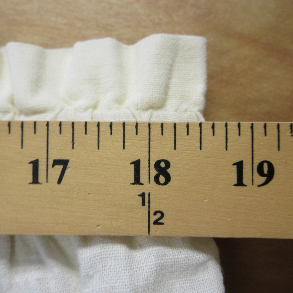 HANG TEN Linen Blend  Pull On Shorts XL Sheer Cream Ivory Drawstring Relaxed NWT - Picture 11 of 11